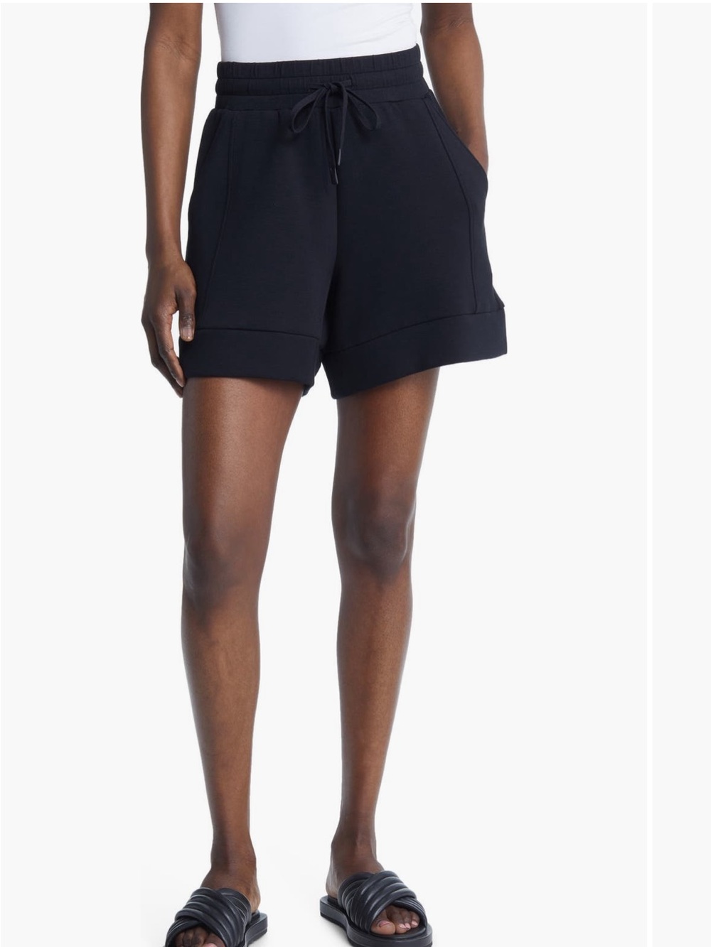 Varley Black Alder Sweat Shorts - Picture 2 of 8